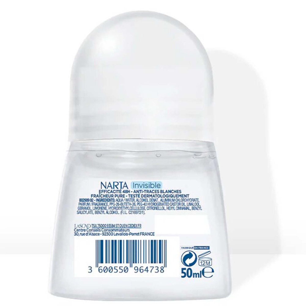 Narta 48 uur onzichtbare anti-vlekken deodorant - Pure frisheid 50 ml