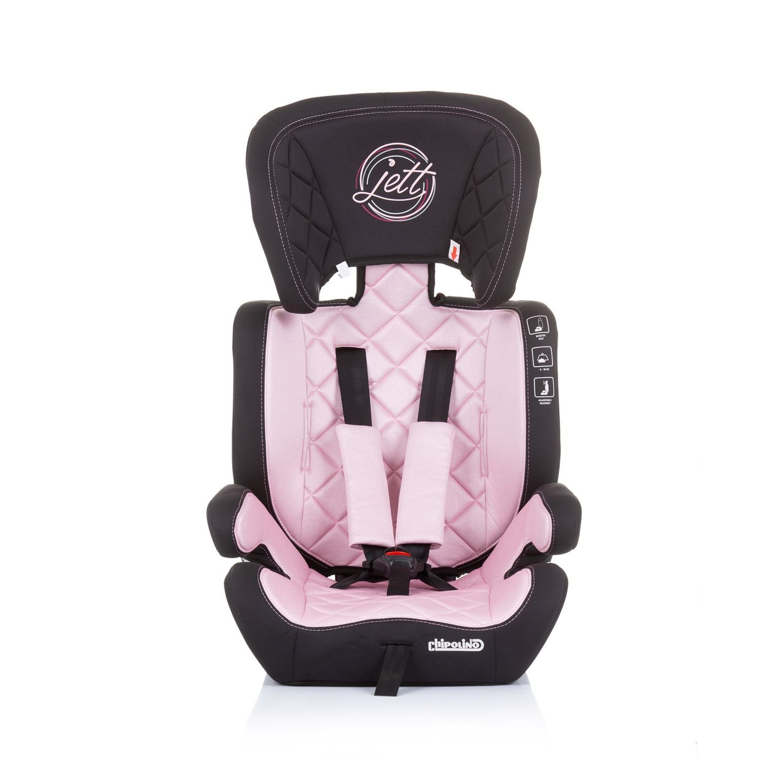 Chipolino Autokindersitz Kindersitz Jett Gruppe 1/2/3, bis: 36 kg, (9 - 36 kg), verstellbare Kopfstütze
