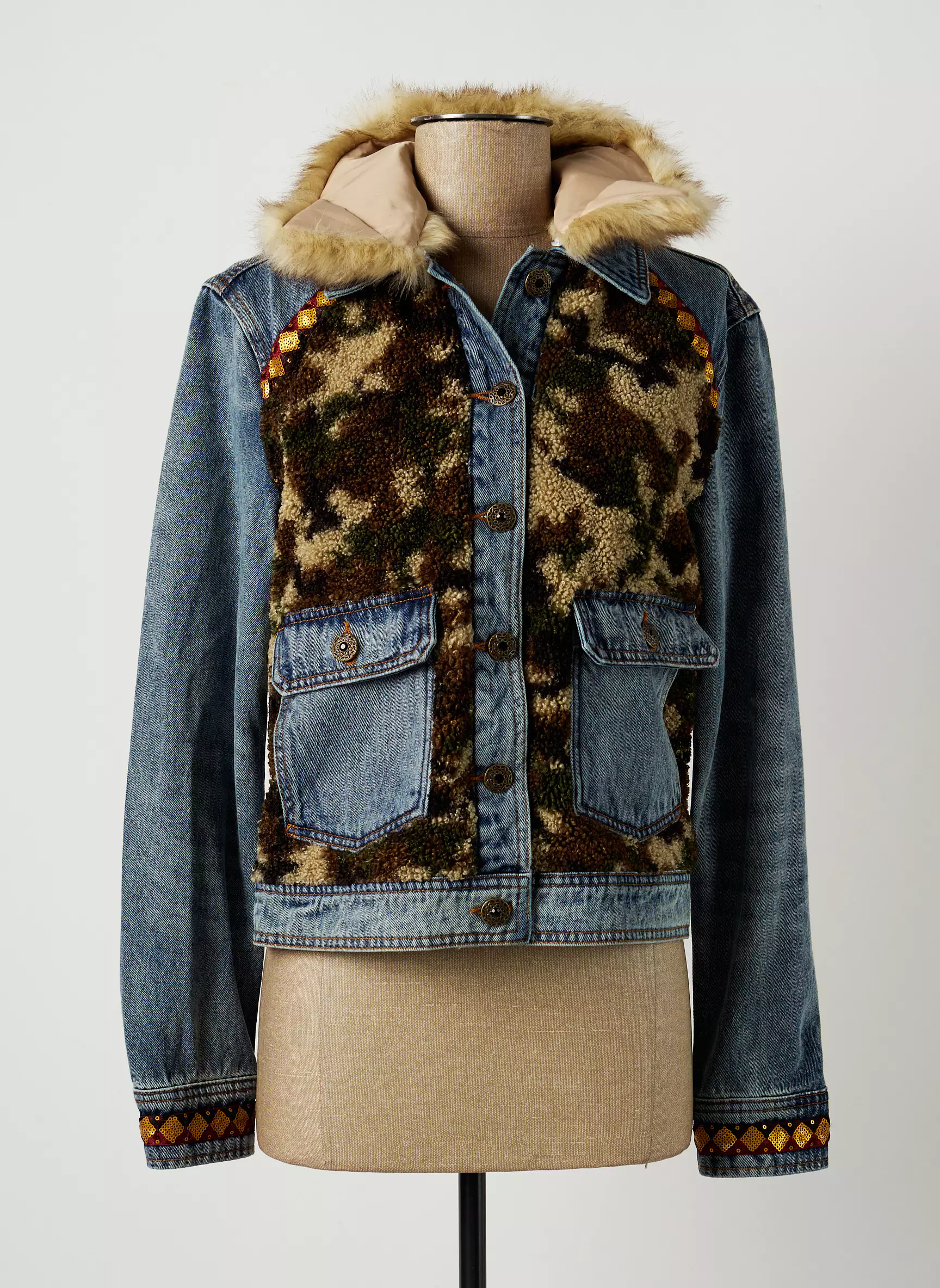 Desigual Vestesenjean Femme couleur bleu