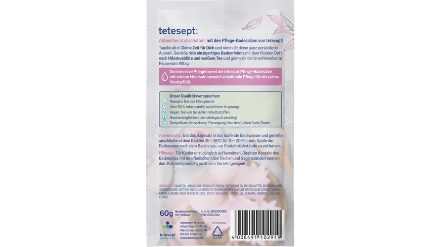tetesept Badesalz Deine Zeit für Dich 60 g