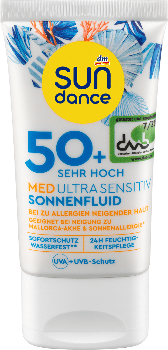 Sonnenfluid Gesicht MED ultra sensitiv, LSF 50+, 50 ml