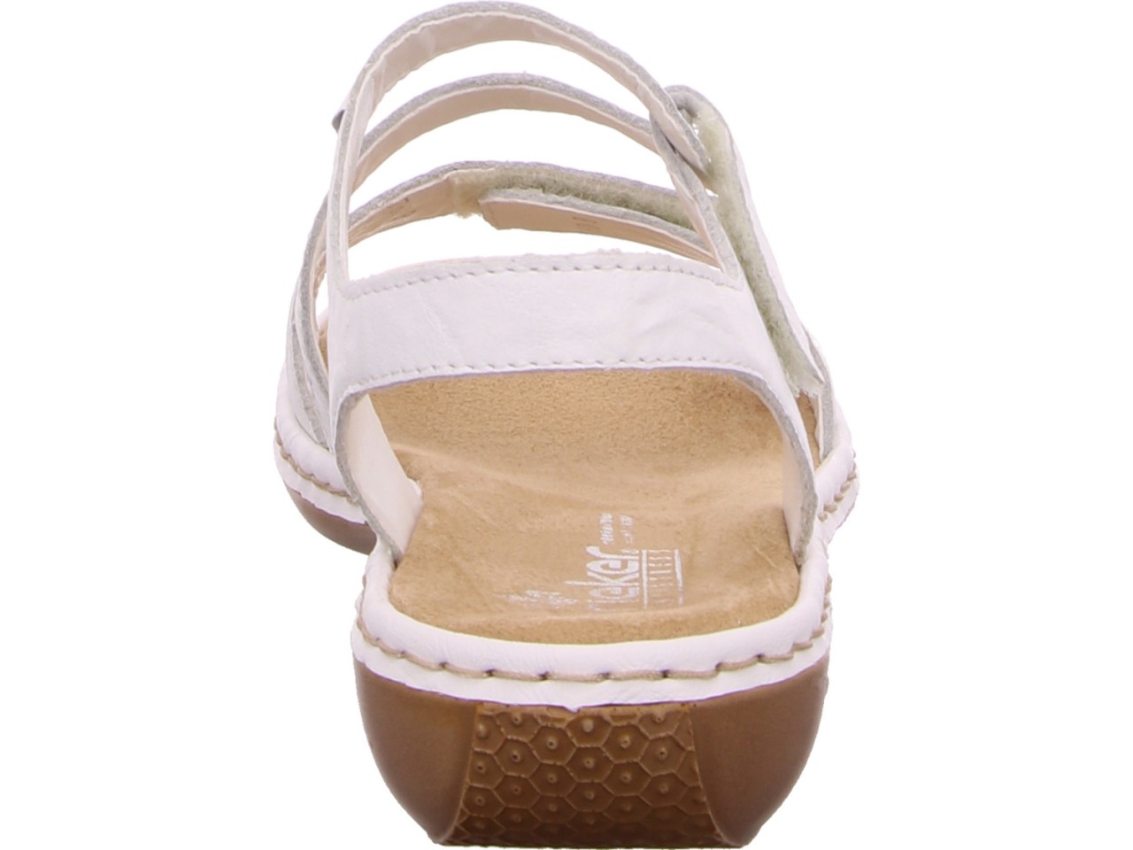RIEKER Klassische Sandalen weiss