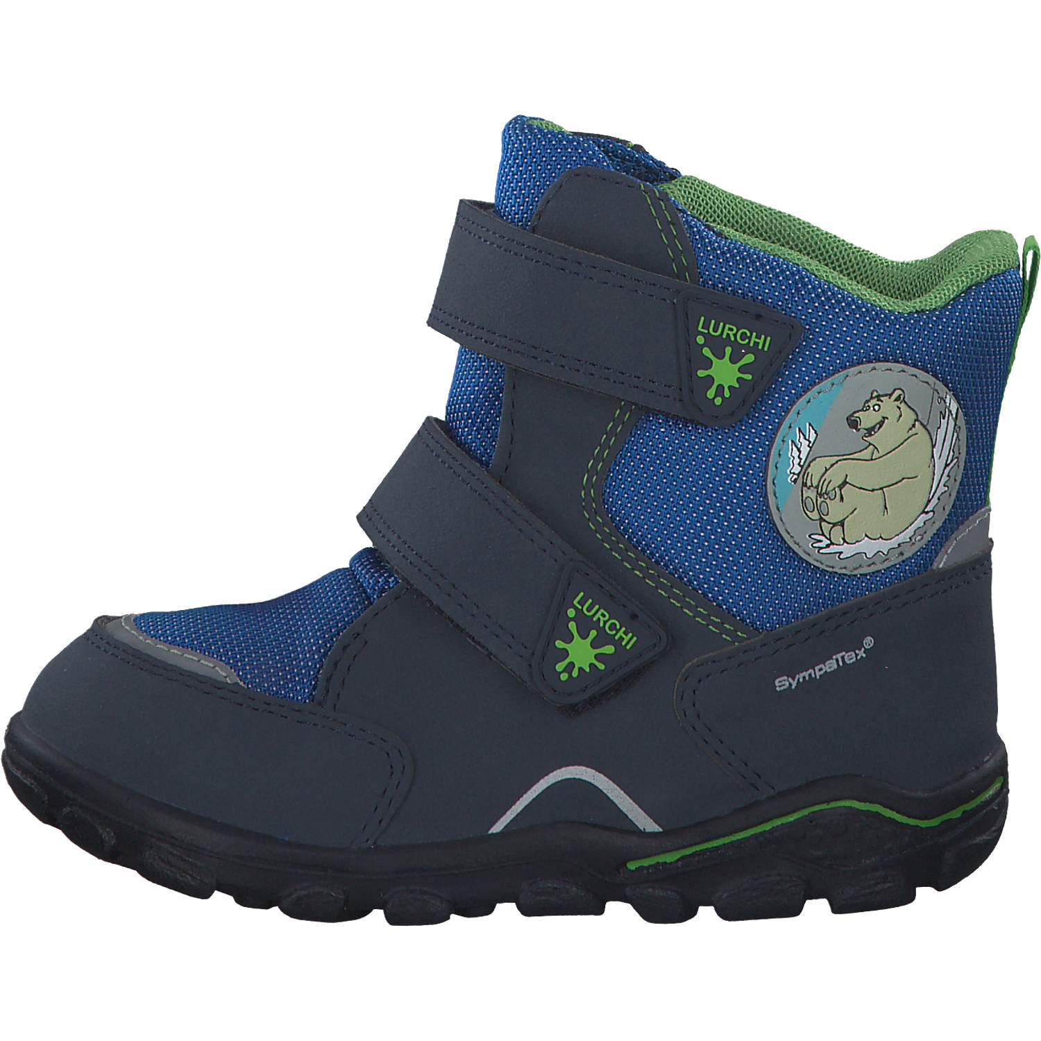 Salamander Kalle 33025, Lauflernschuhe, Kinder, DK BLUE APPLEGREEN