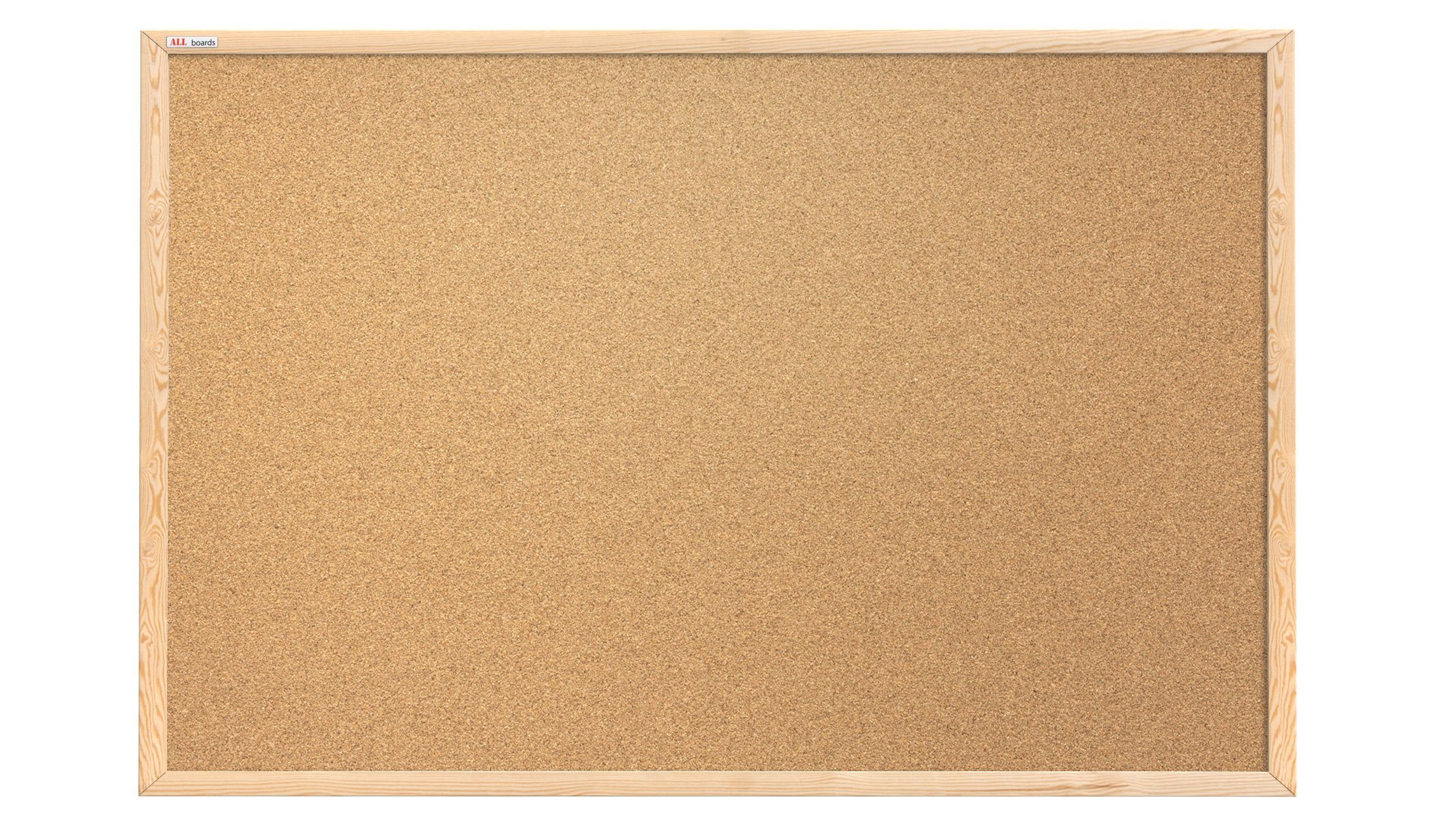 ALLboards Memoboard ALLboards Pinnwand mit Holz Rahmen Korktafel Korkwand