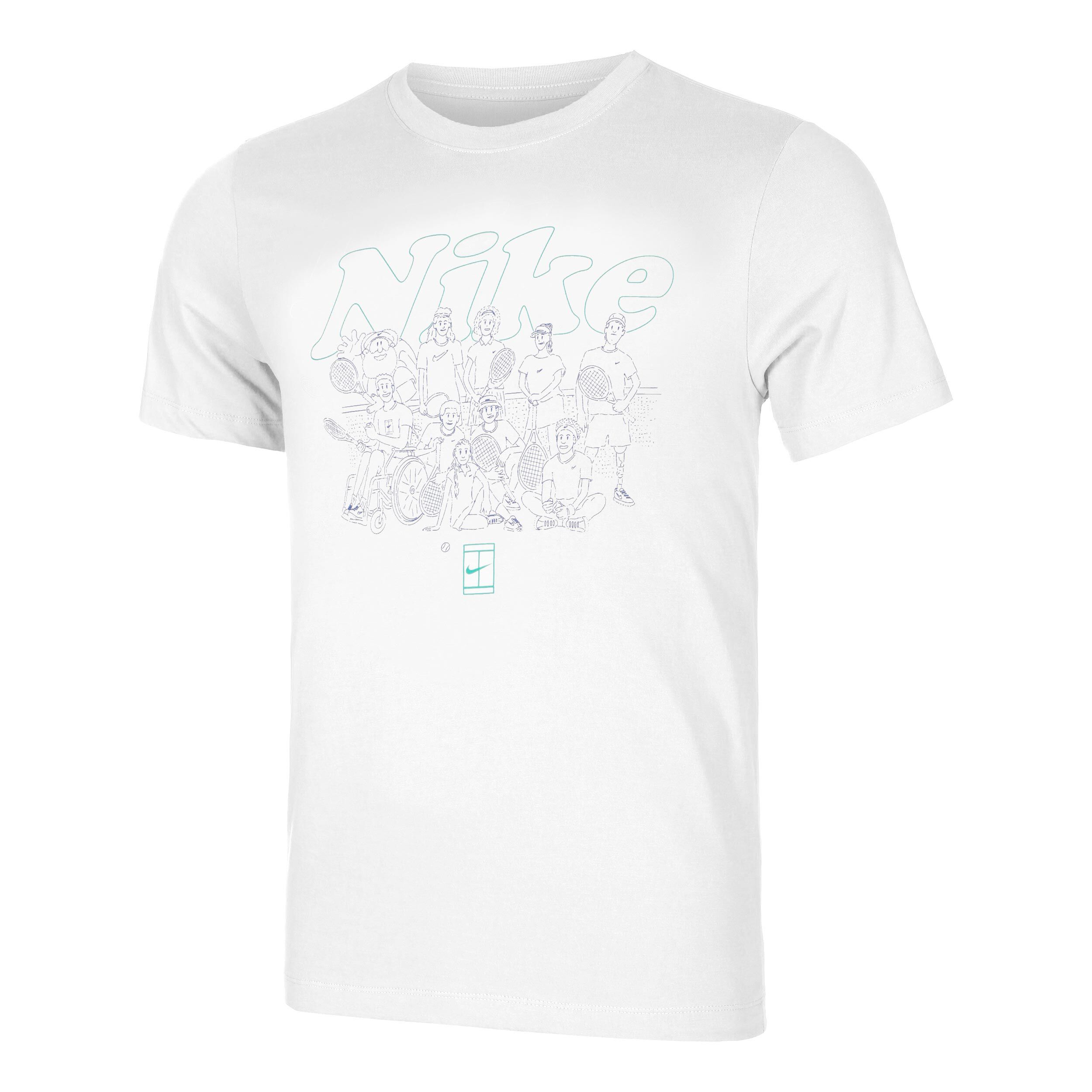 Dri-Fit Court Club OC T-Shirt Herren - Weiß