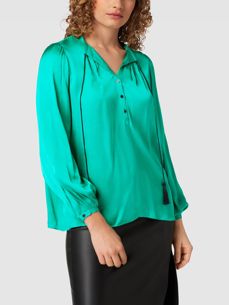 Blusenshirt aus Viskose in grün
