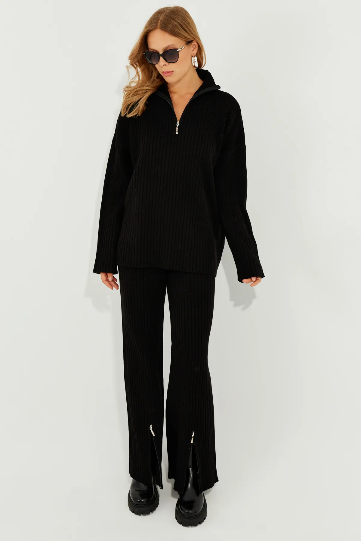 Cool & Sexy  Zweiteiler - Schwarz - Regular Fit