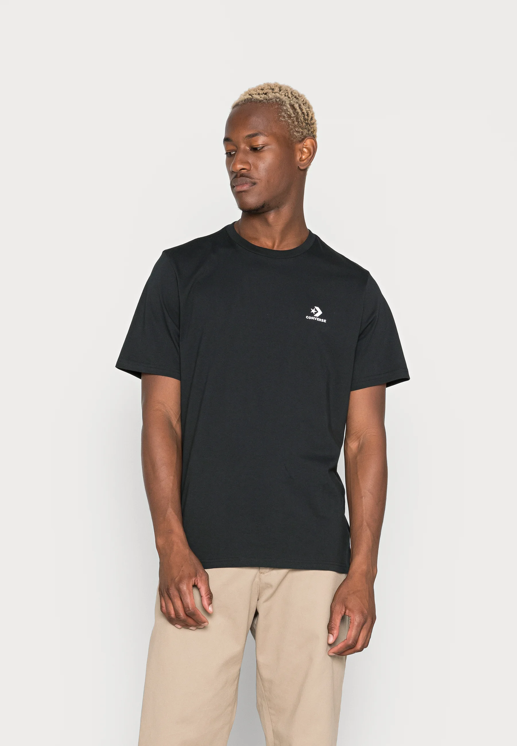 Converse CAMISETA UNISEX CON ESTRELLA CHEVRON BORDADA - Camiseta básica