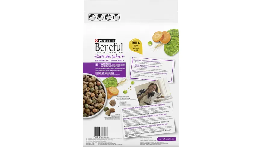 PURINA BENEFUL Gleuckliche Jahre 7+ mit Huhn & Gartengemüse 2,8 kg 2.8 kg