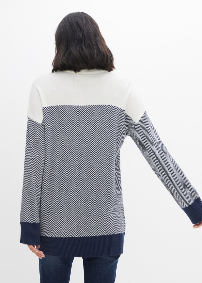 Lockerer Strick-Pullover