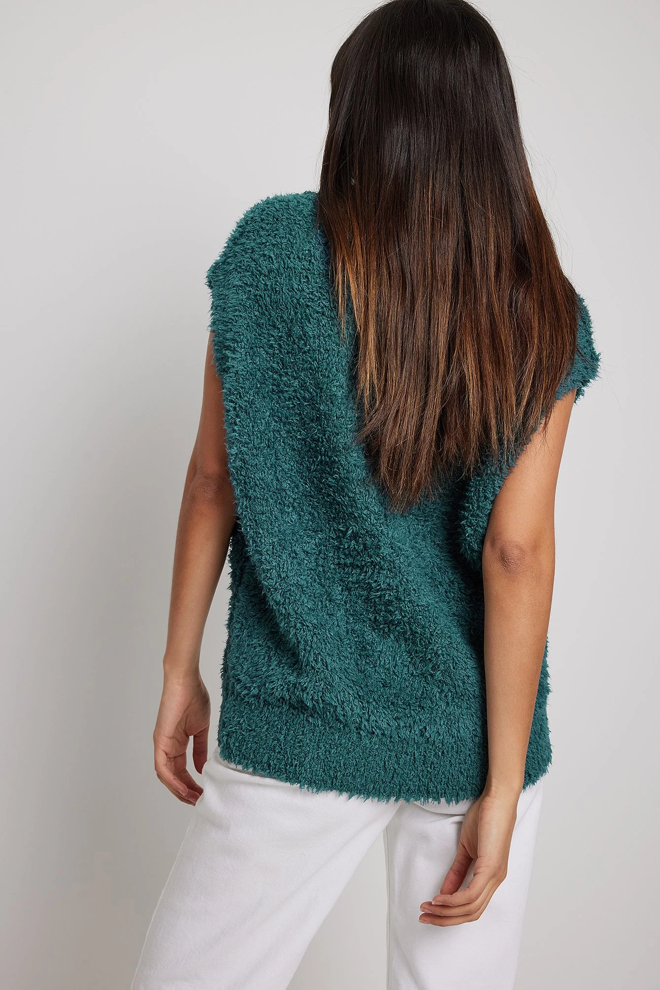 Boxy-Strickweste in Oversize