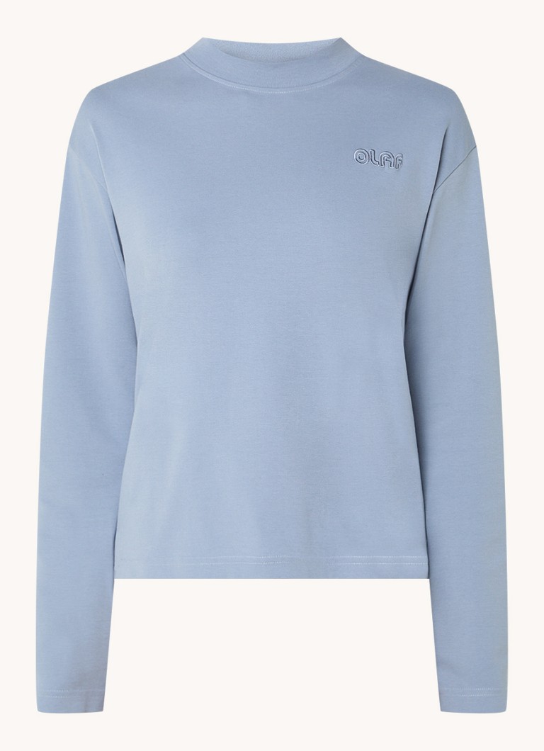Camicia a maniche lunghe OLAF con logo ricamato
