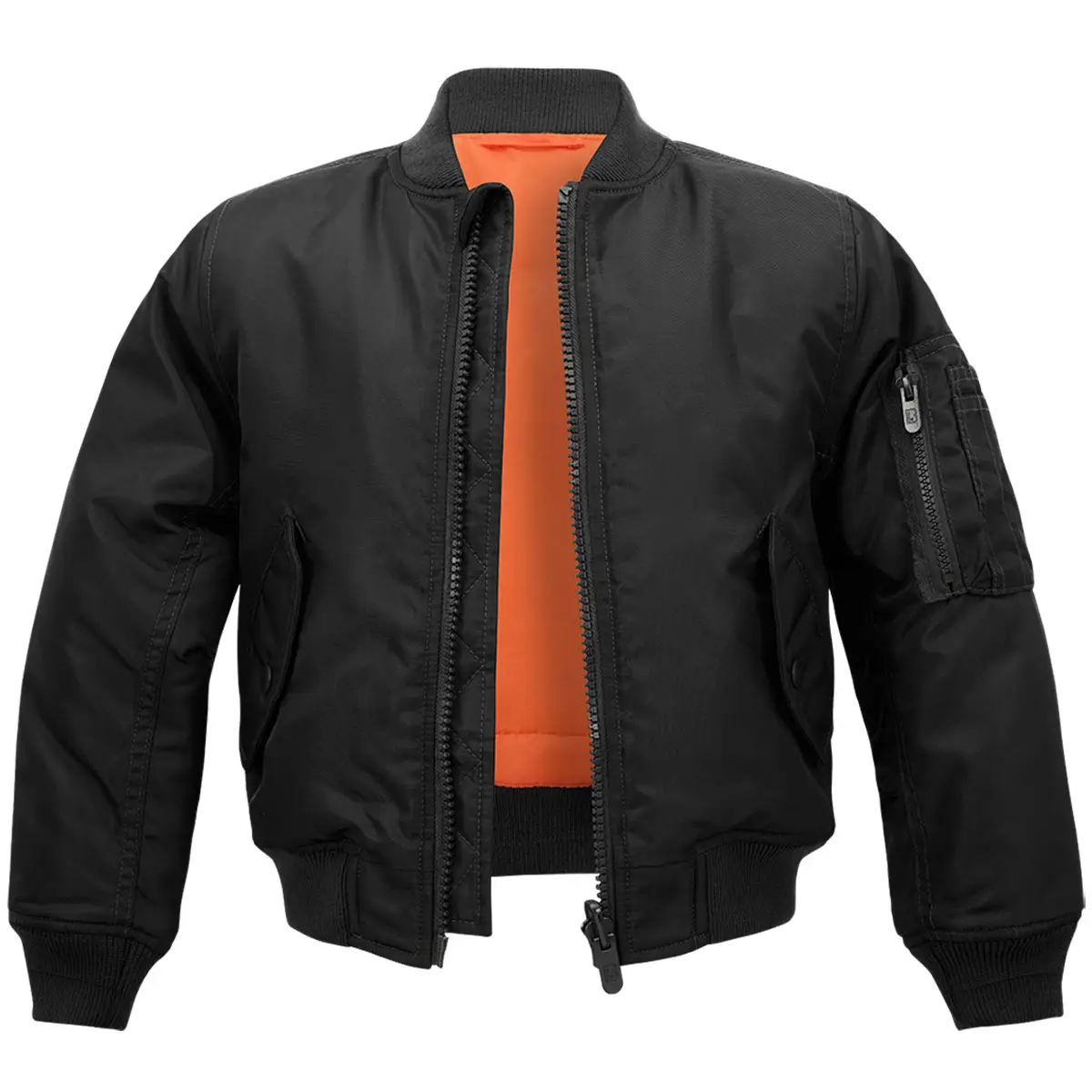 Kinder Jacke MA1 schwarz