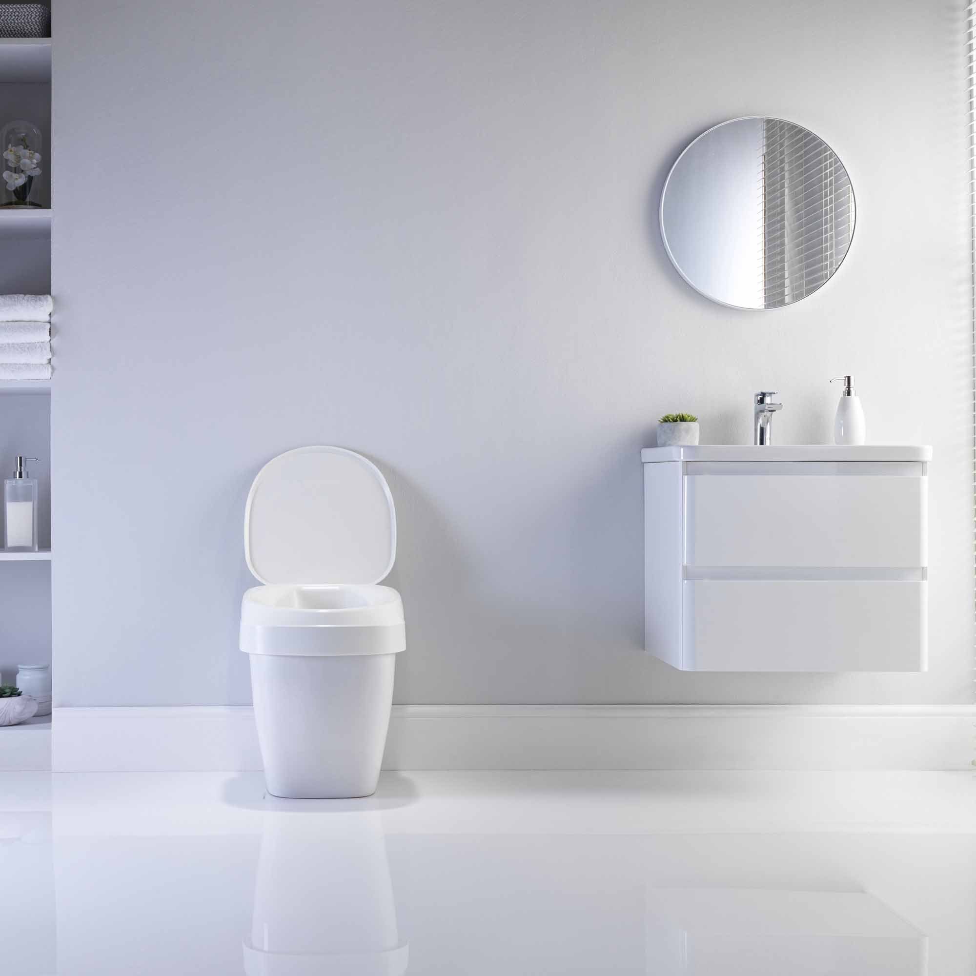 Invacare Toilettensitzerhöhung Toilettensitzerhöhung Aquatec 90 Ergo