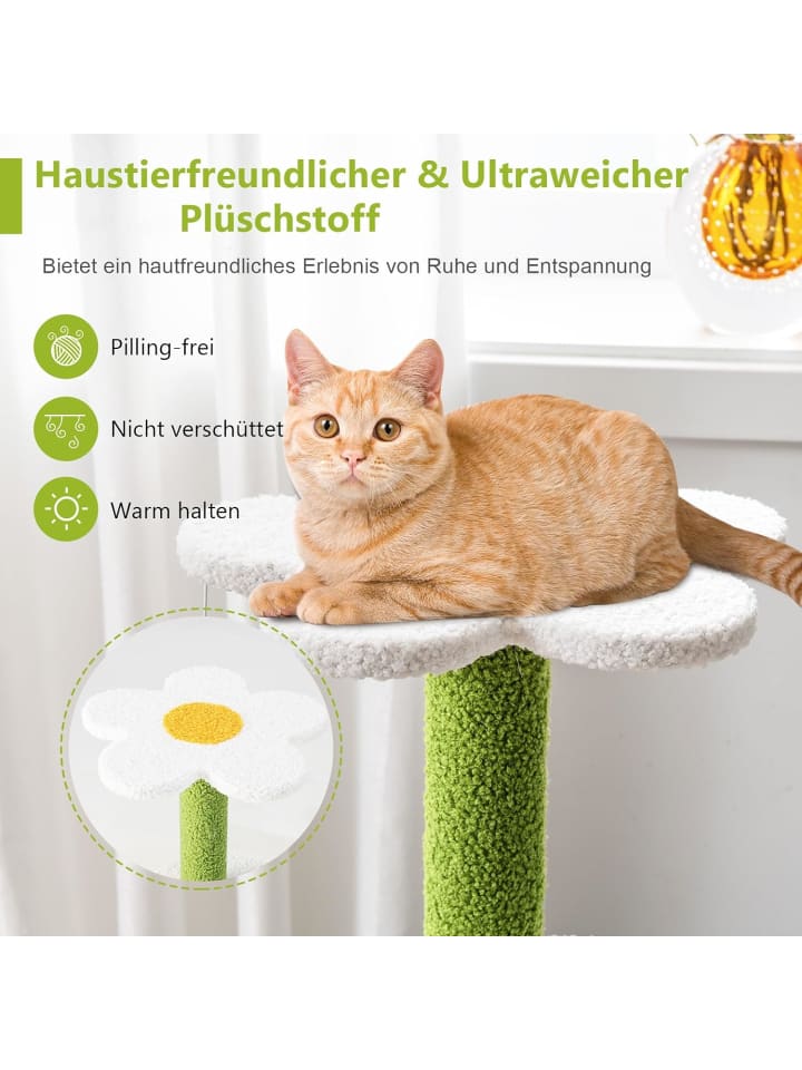 COSTWAY Kratzbaum Klein in Grün günstig kaufen 49 cm