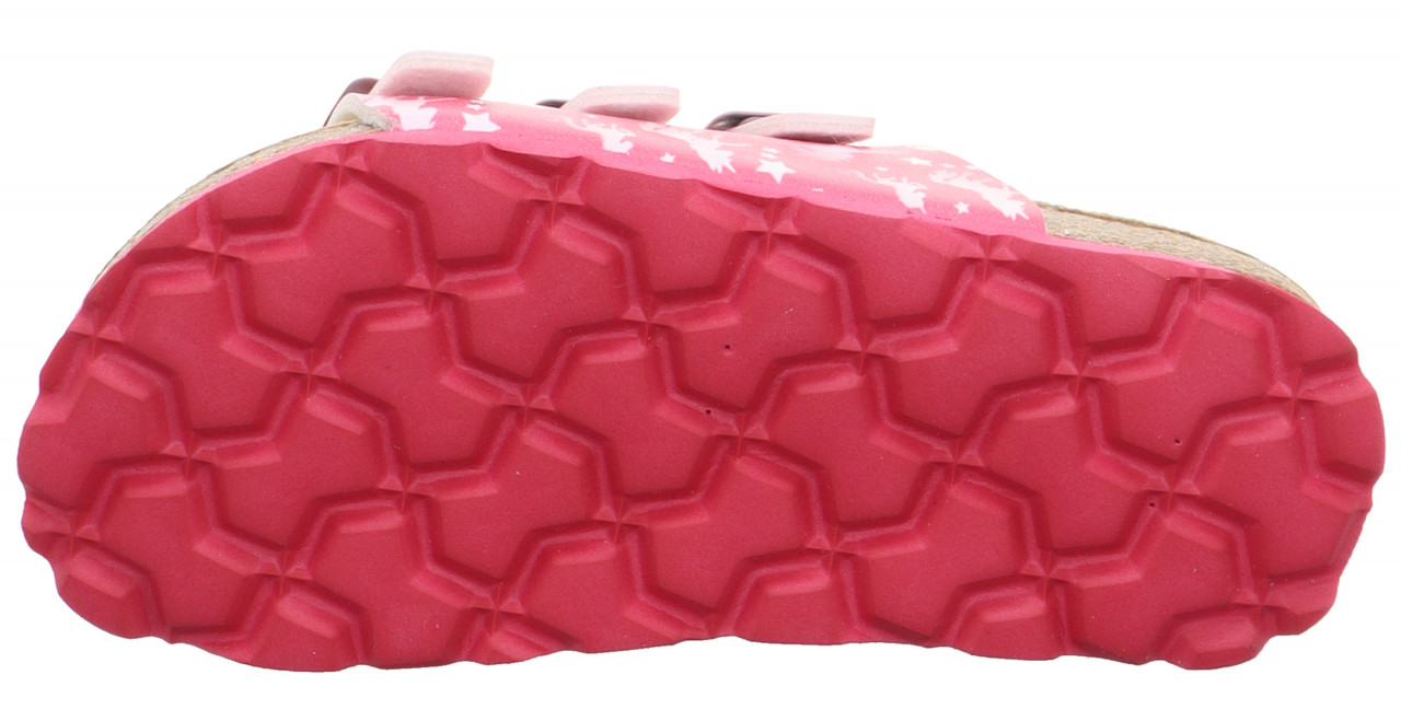 FUSSBETTPANTOFFEL - PinkPantoffel mit Schnalle