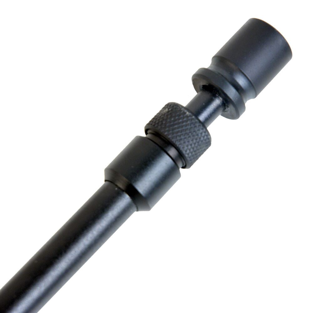 Mack2 Sword melnais karpu makšķeres nūjiņa, ar taisnu galu, 40/60 cm