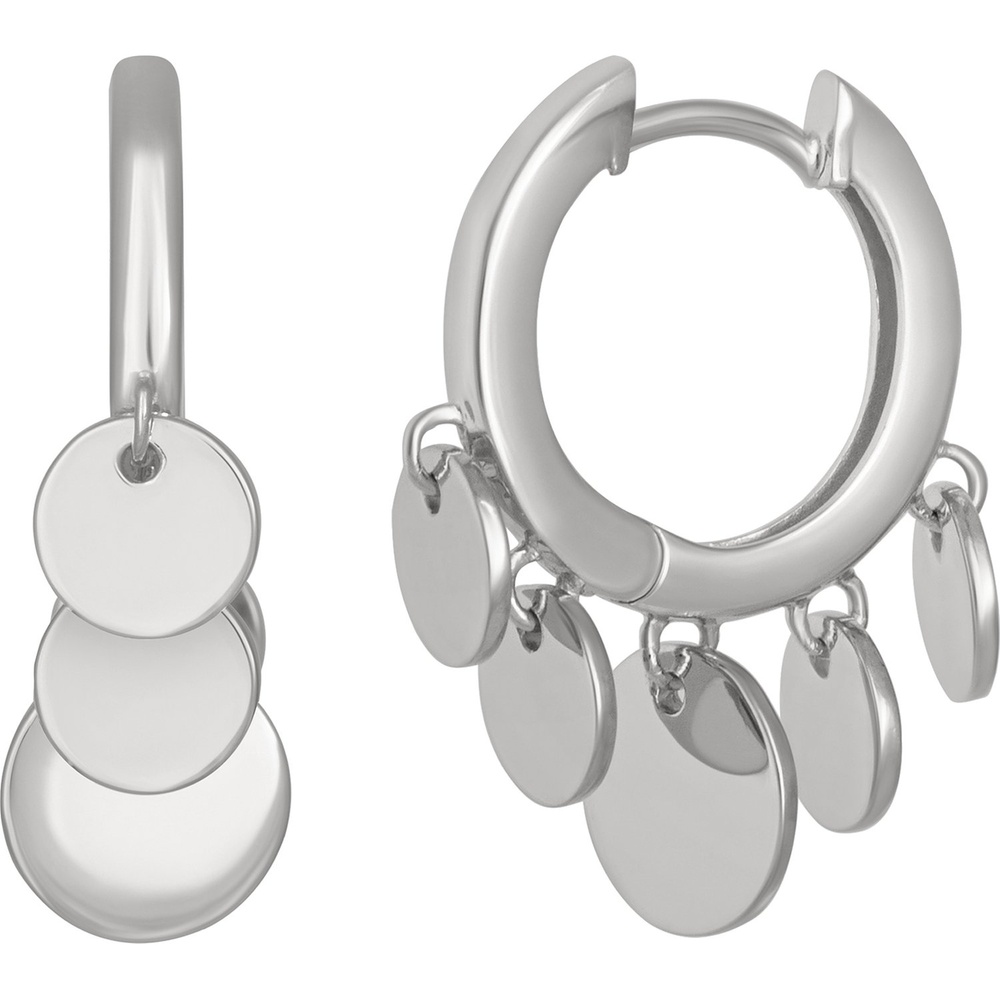 caï Créoles 925 Argent Boucles d'oreilles