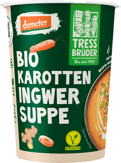 TressBrüder Bio demeter Karotten-Ingwer-Suppe