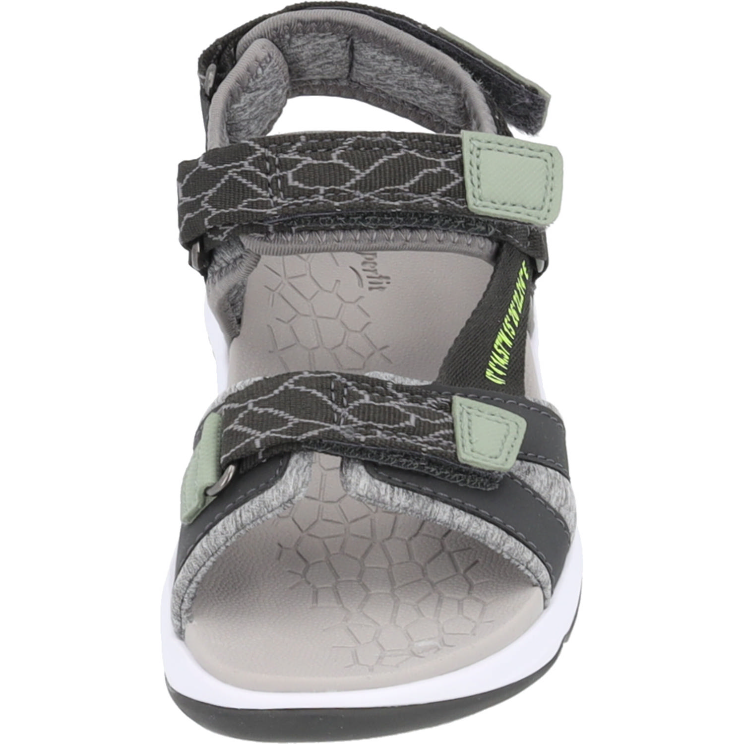 Superfit CRISS CROS 00580, Sandalen (Kinder), Kinder, GRAU/HELLGRAU