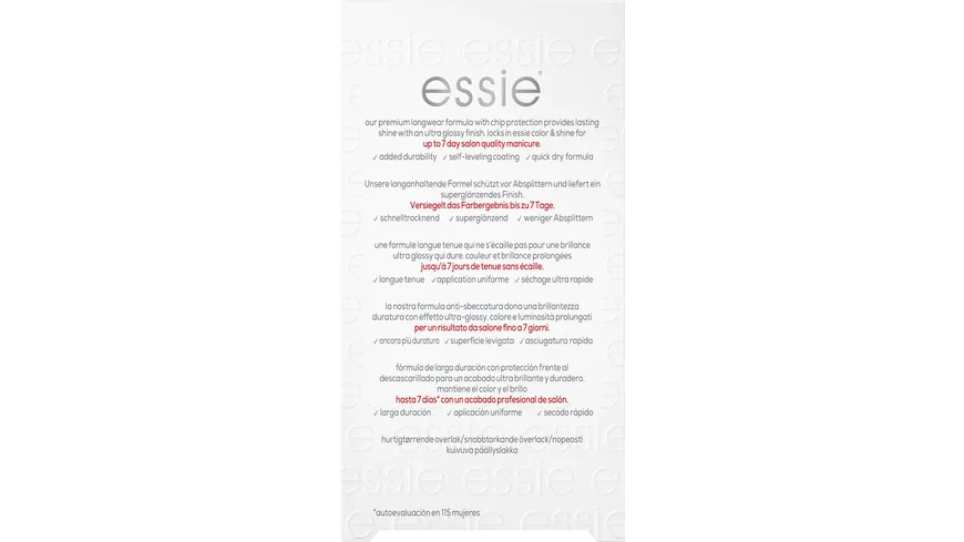 ESSIE Nagellack Stay Longer Top Coat 13.5 ml stay longer
