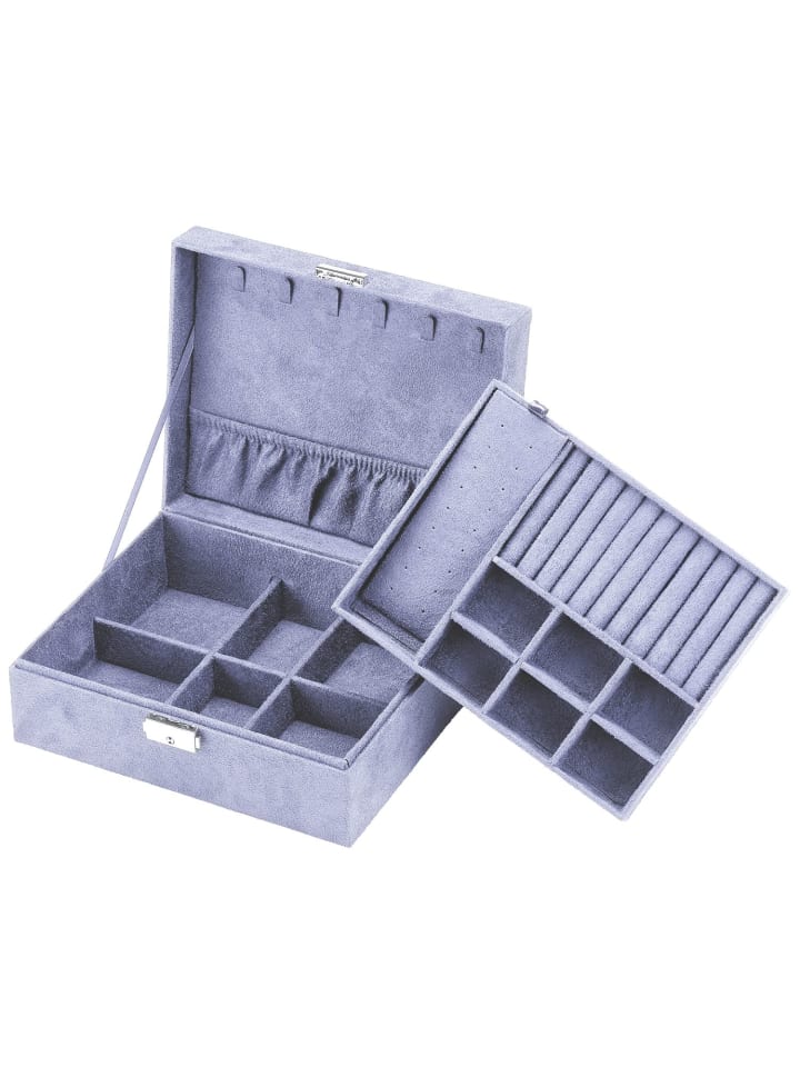 Intirilife Juwelenbox Schmuckschatulle in Lila günstig kaufen onesize