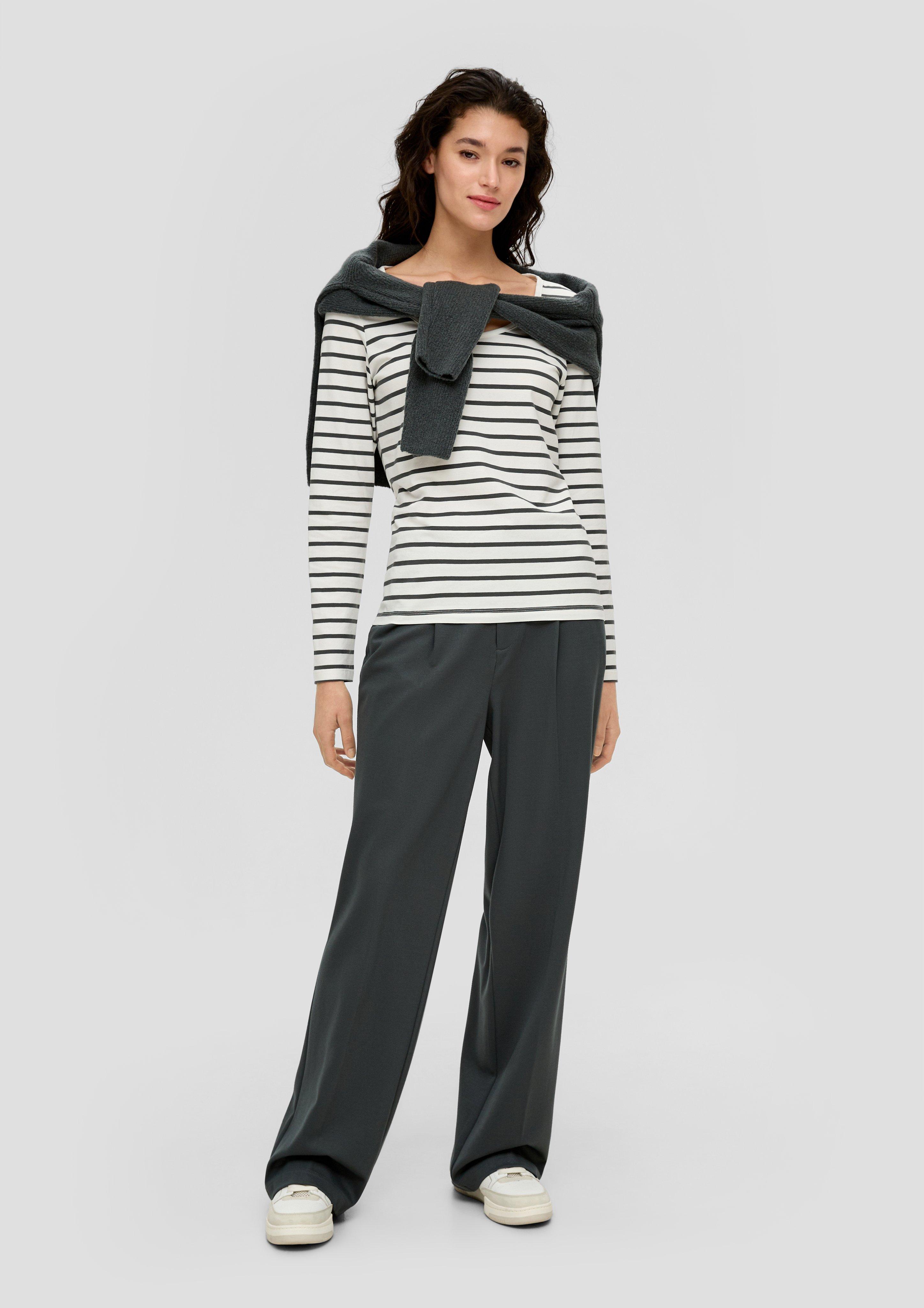 Longsleeve aus Baumwollstretch  2138264-79H2