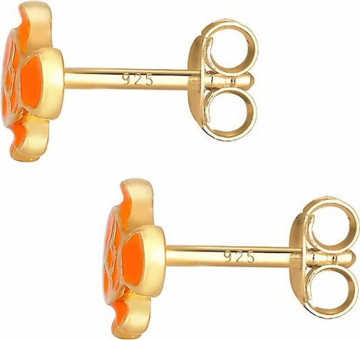 Elli Ohrringe Kinder Fisch Emaille Bunt 925 Sterling Silber