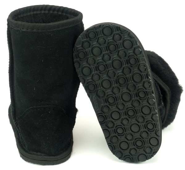 ZeaZoo |k ~ Winter-Boot Dingo mit Fell ~ Schwarz