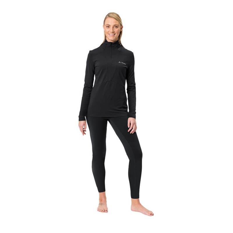 VAUDE Women's Monviso Wool Halfzip Shirt Sweatshirt Damen
