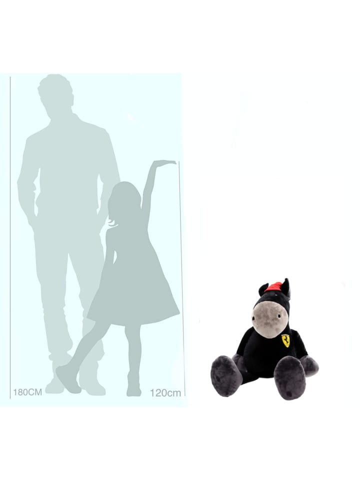 Nici Plüschfigur - Pferd Ferrari Edition (schwarz, 80cm) in schwarz günstig kaufen onesize