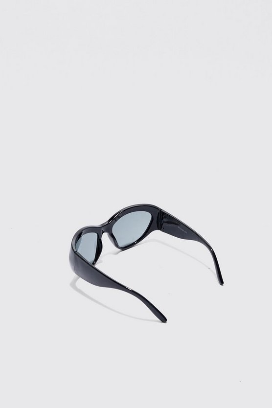 Sonnenbrille mit Metallic-Gestell
