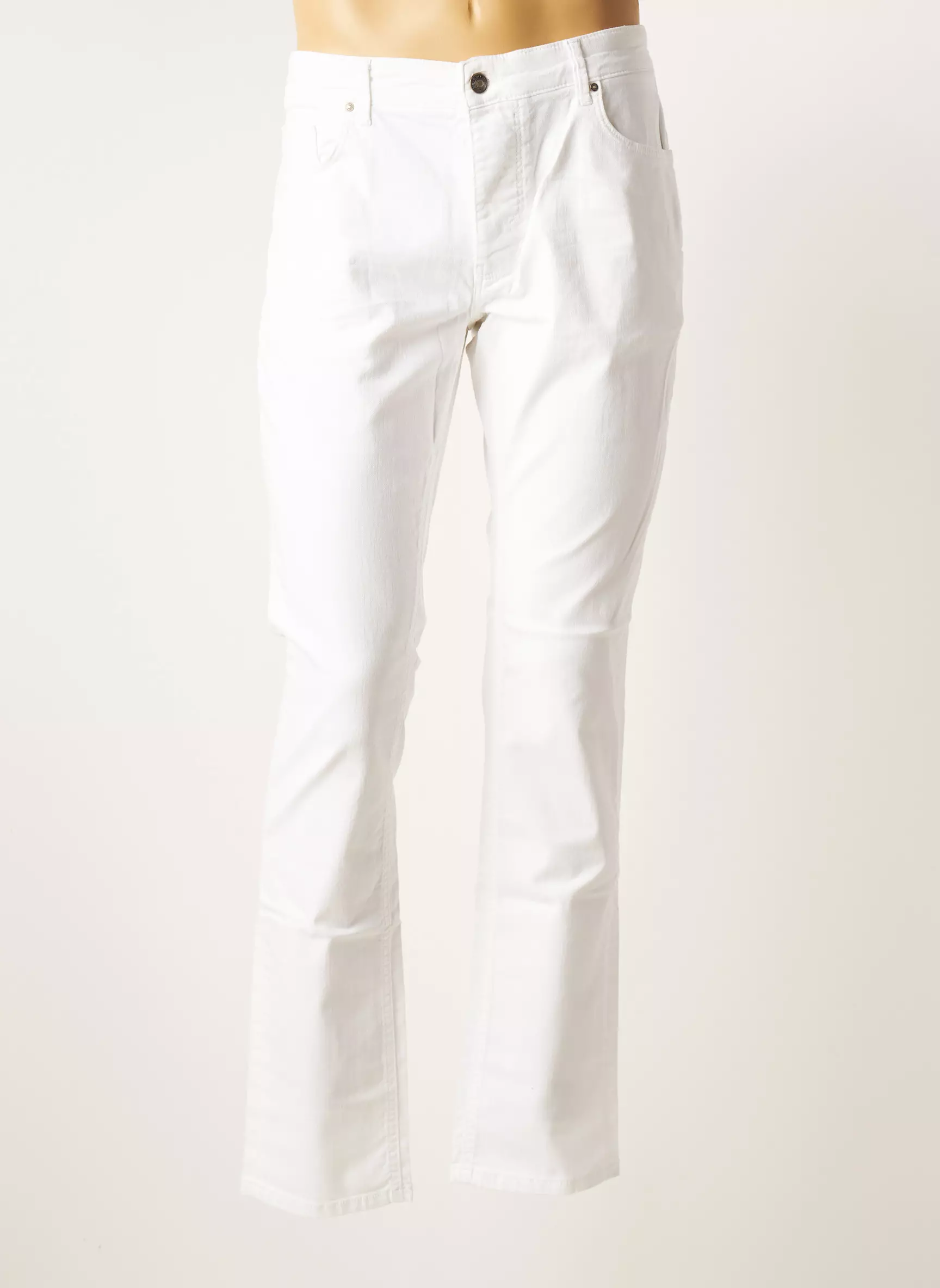 Devred Jeans Coupe Slim Homme couleur blanc