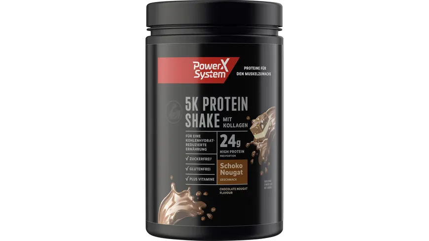 Power System 5K Protein Shake Schoko Nougat 360g 360 g