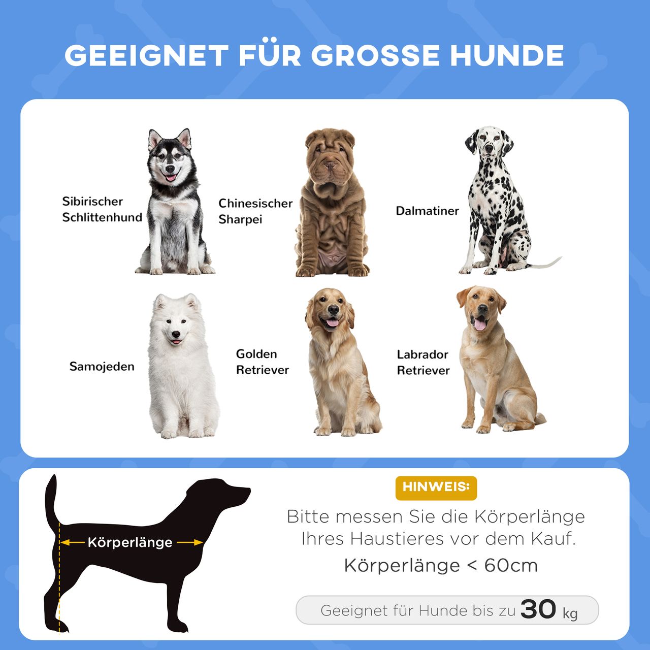 PawHut Haustierbett mit Baldachin Erhöhtes Hundebett Hundeliege outdoor Blau