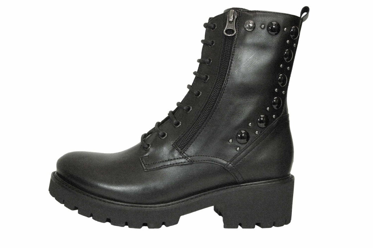 NERO GIARDINI Schnür-Stiefeletten schwarz Sparta