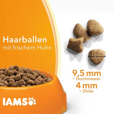IAMS for Vitality Hairball Ausgewachsene Katzen Huhn