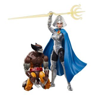 Wolverine 50th Anniversary Marvel Legends Actionfiguren 2er-Pack - Wolverine & Lilandra Neramani