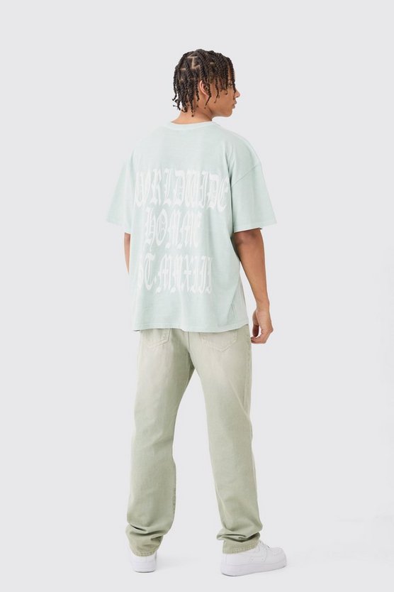 Oversize T-Shirt mit Print