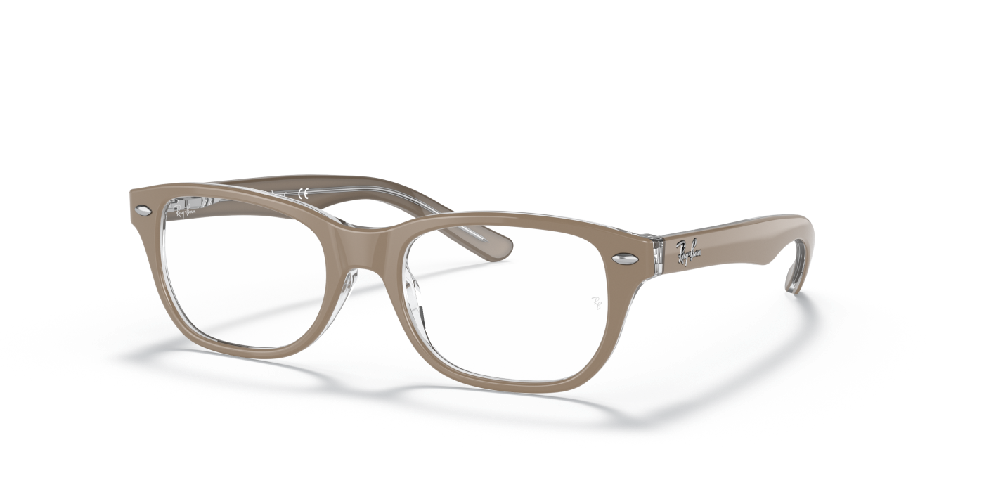RB1555 OPTICS KIDS - Bej lucios pe transparent
