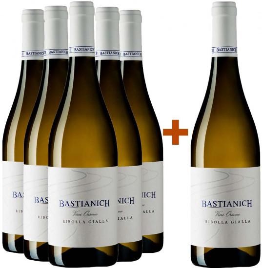 5+1 Paket Ribolla Gialla Friuli Colli Orientali DOC - Bastianich