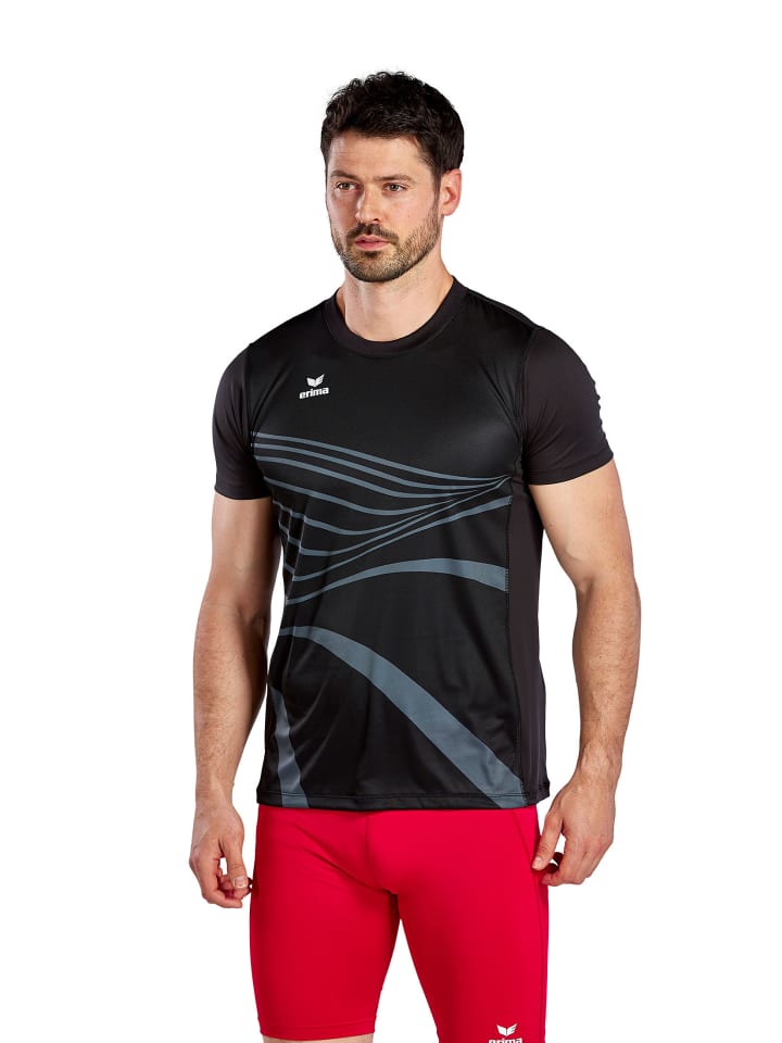 erima Racing T-Shirt in schwarz günstig kaufen
