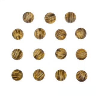 Wooden Planks 32 mm Round Base Toppers (15)
