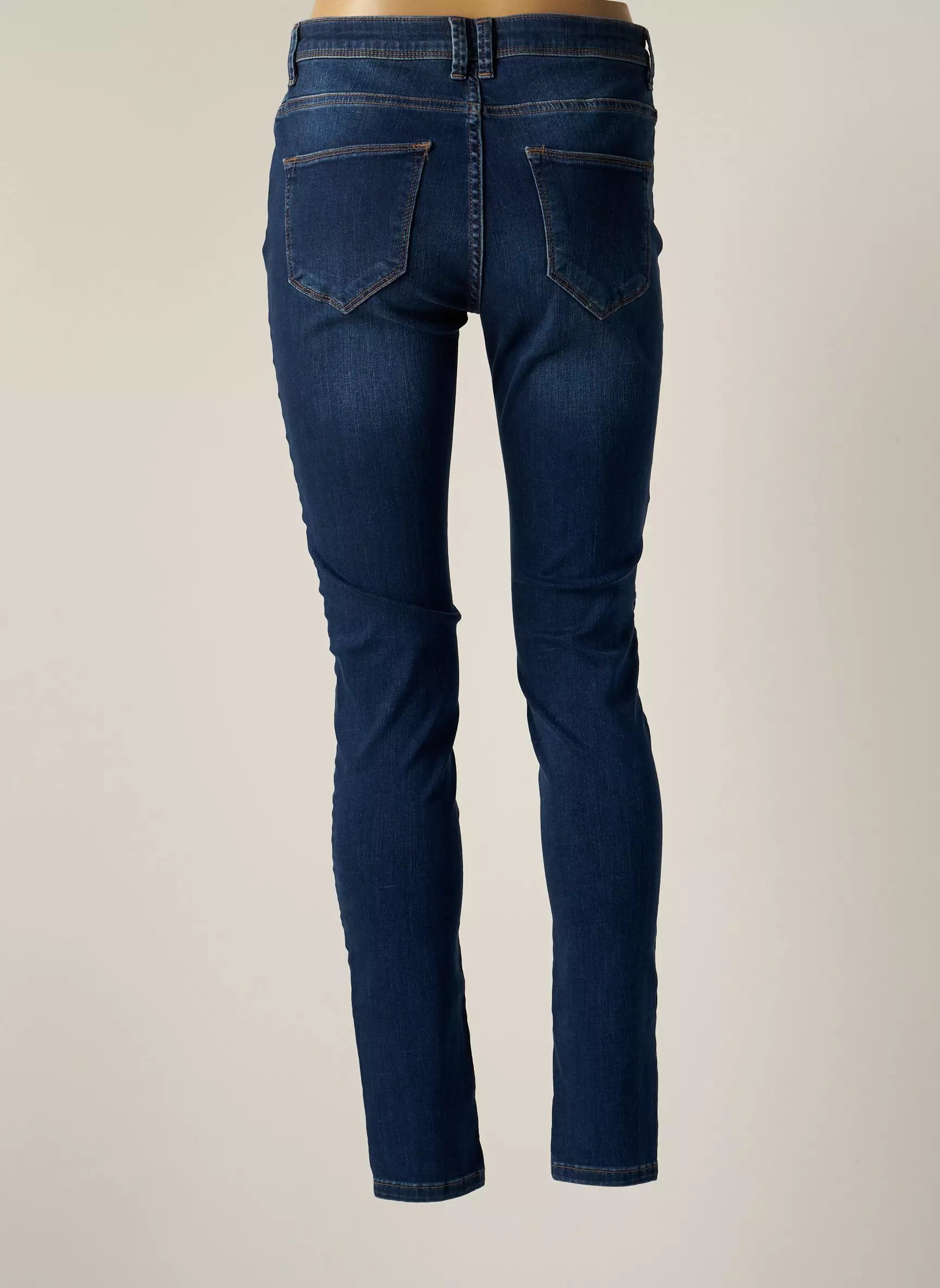 Janira Jeans Coupe Slim Femme couleur bleu