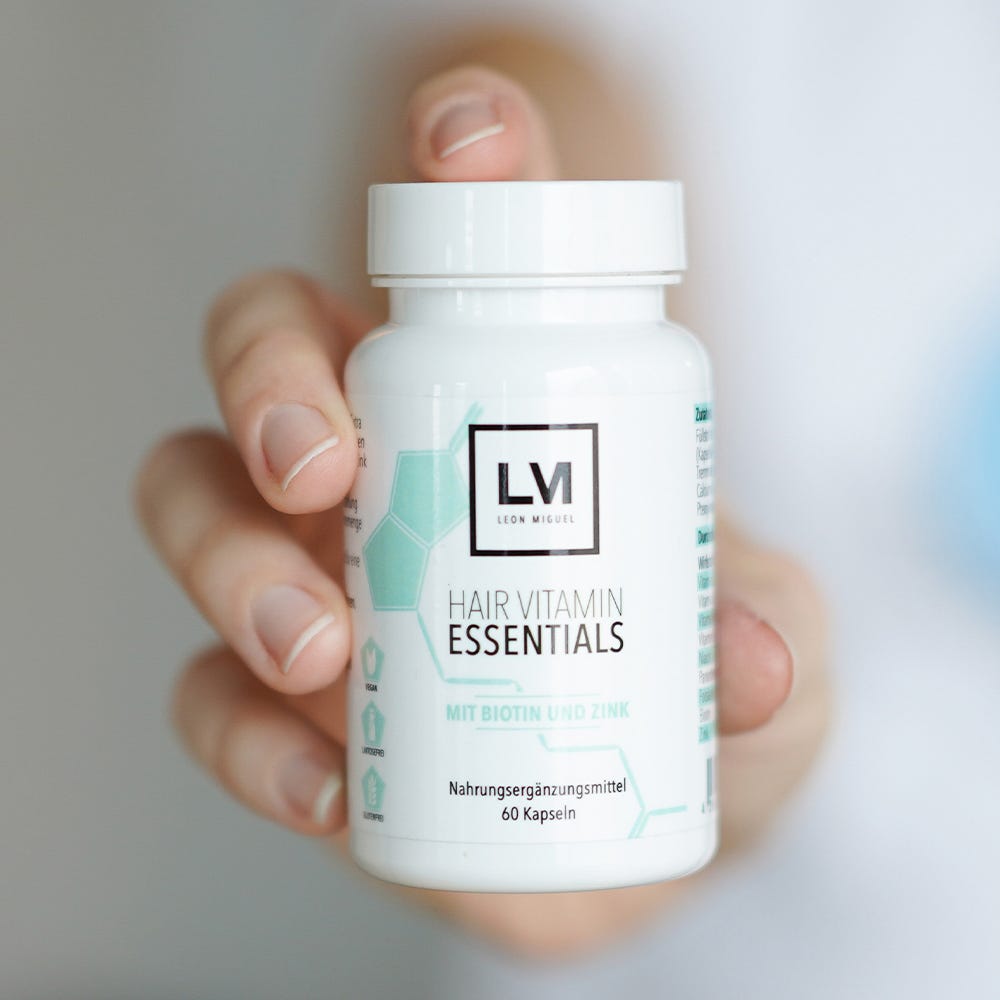 Leon Miguel Hair Vitamin Essentials mit Biotin + Zink 60 Stück