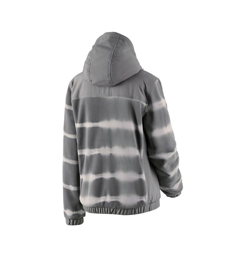 Hybrid Kapuzenfleecej. tie-dye e.s.motion ten,Da.