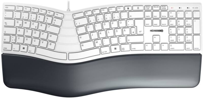 CHERRY Kabelgebundene Tastatur KC 4500 QWERTZ Weiß