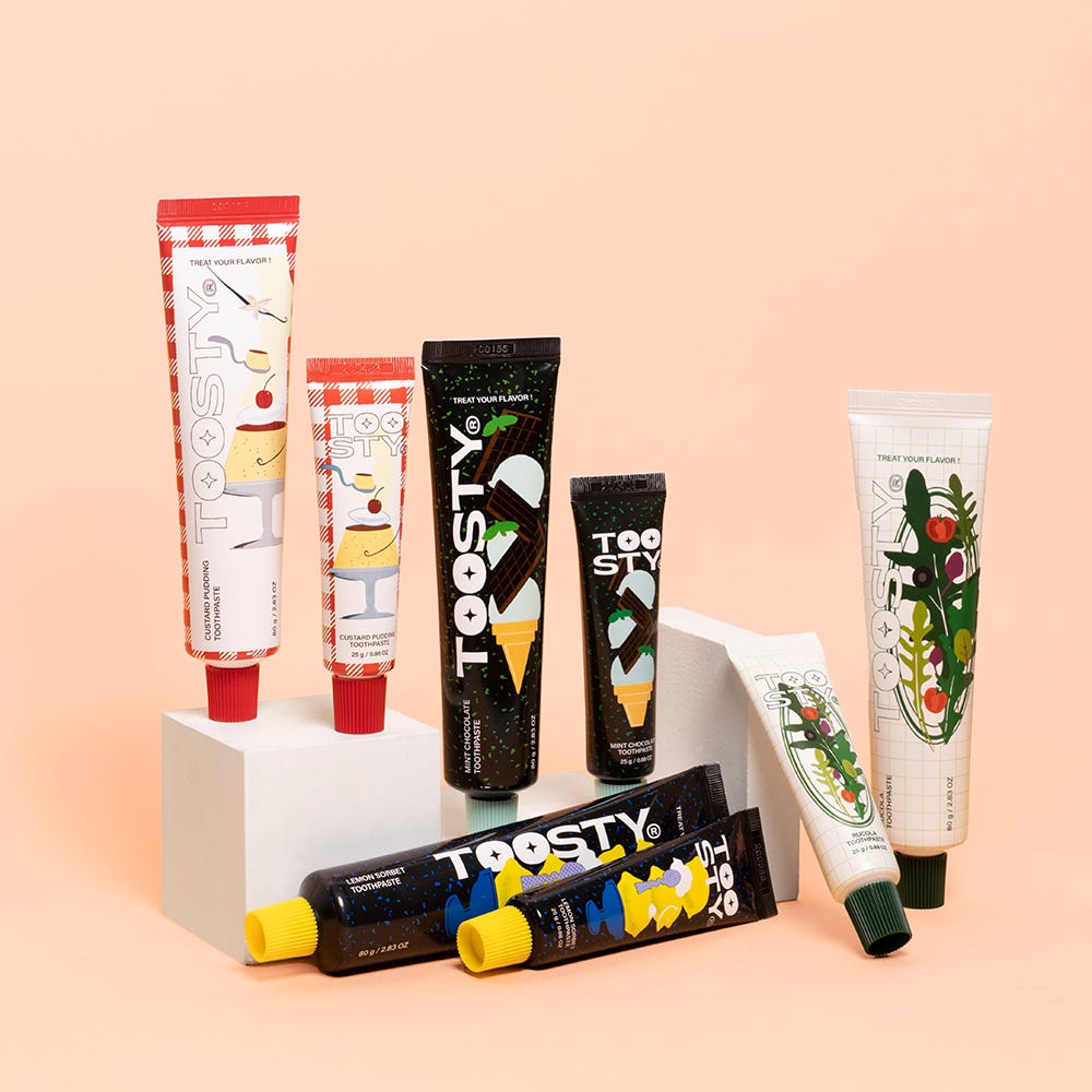 TOOSTY Lemon Sorbet Toothpaste 80 g