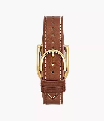 Fossil Uhr Harwell 3-Zeiger-Werk Leder mittelbraun