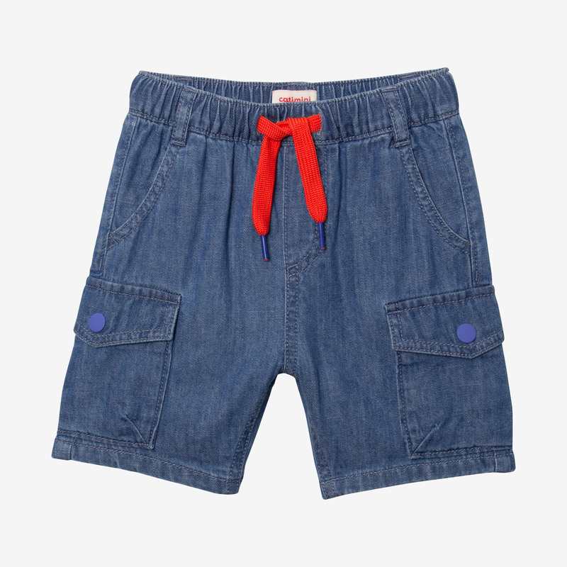 Bermuda jean bébé garçon battle bleu Catimini